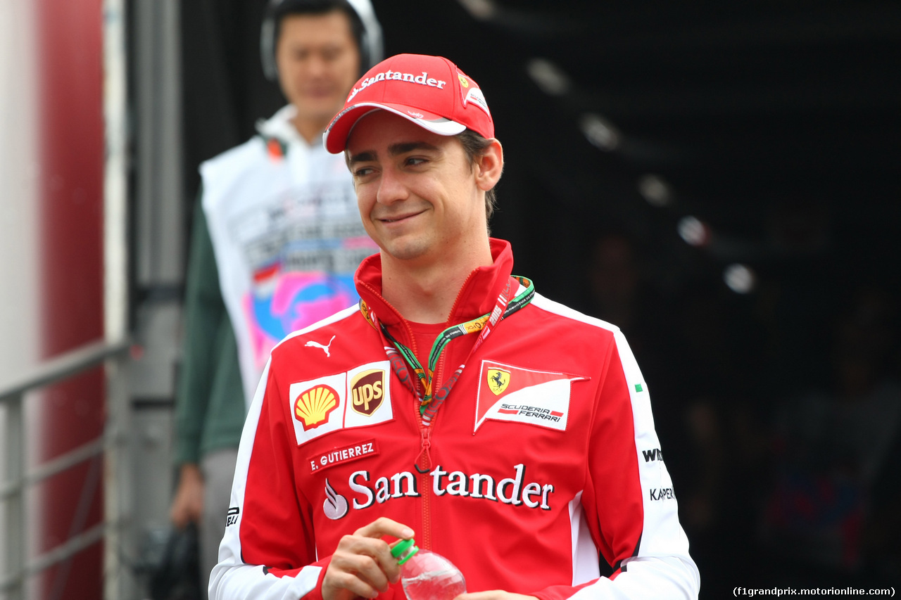 GP MONACO, 23.05.2015- Esteban Gutierrez (MEX) Ferrari Test e Reserve Driver