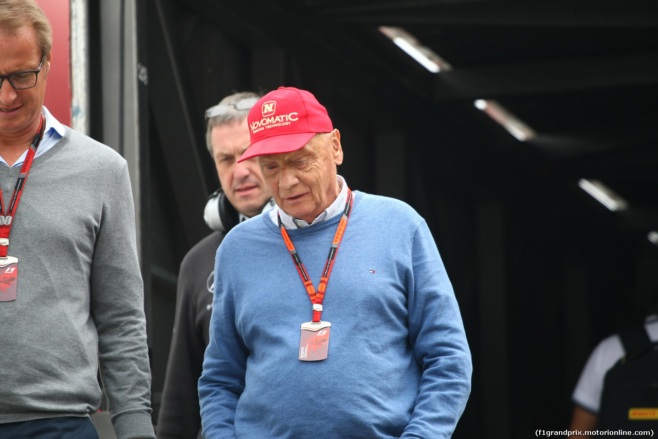 GP MONACO, 23.05.2015- Niki Lauda (AUT) Mercedes Non-Executive Chairman