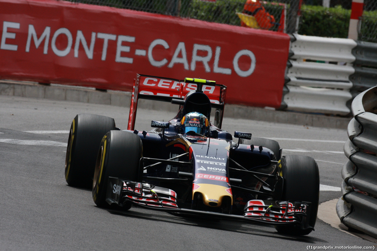 GP MONACO, 23.05.2015- Prove Libere 3, Carlos Sainz Jr (ESP) Scuderia Toro Rosso STR10