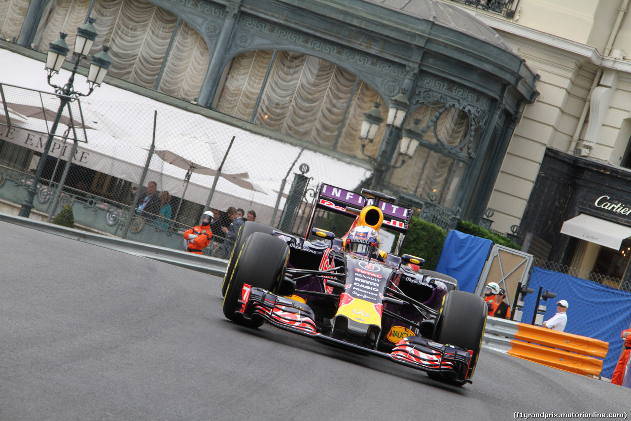 GP MONACO, 23.05.2015- Prove Libere 3, Daniel Ricciardo (AUS) Red Bull Racing RB11
