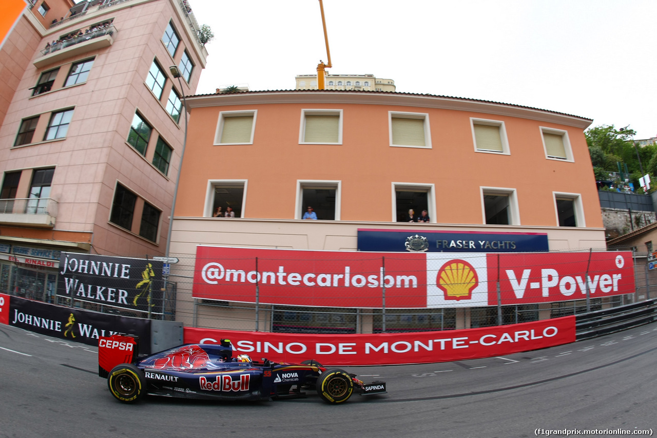 GP MONACO, 23.05.2015- Prove Libere 3, Carlos Sainz Jr (ESP) Scuderia Toro Rosso STR10