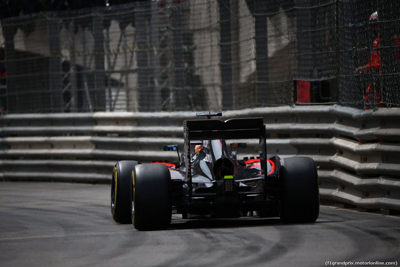 GP MONACO, 23.05.2015- Prove Libere 3, Fernando Alonso (ESP) McLaren Honda MP4-30