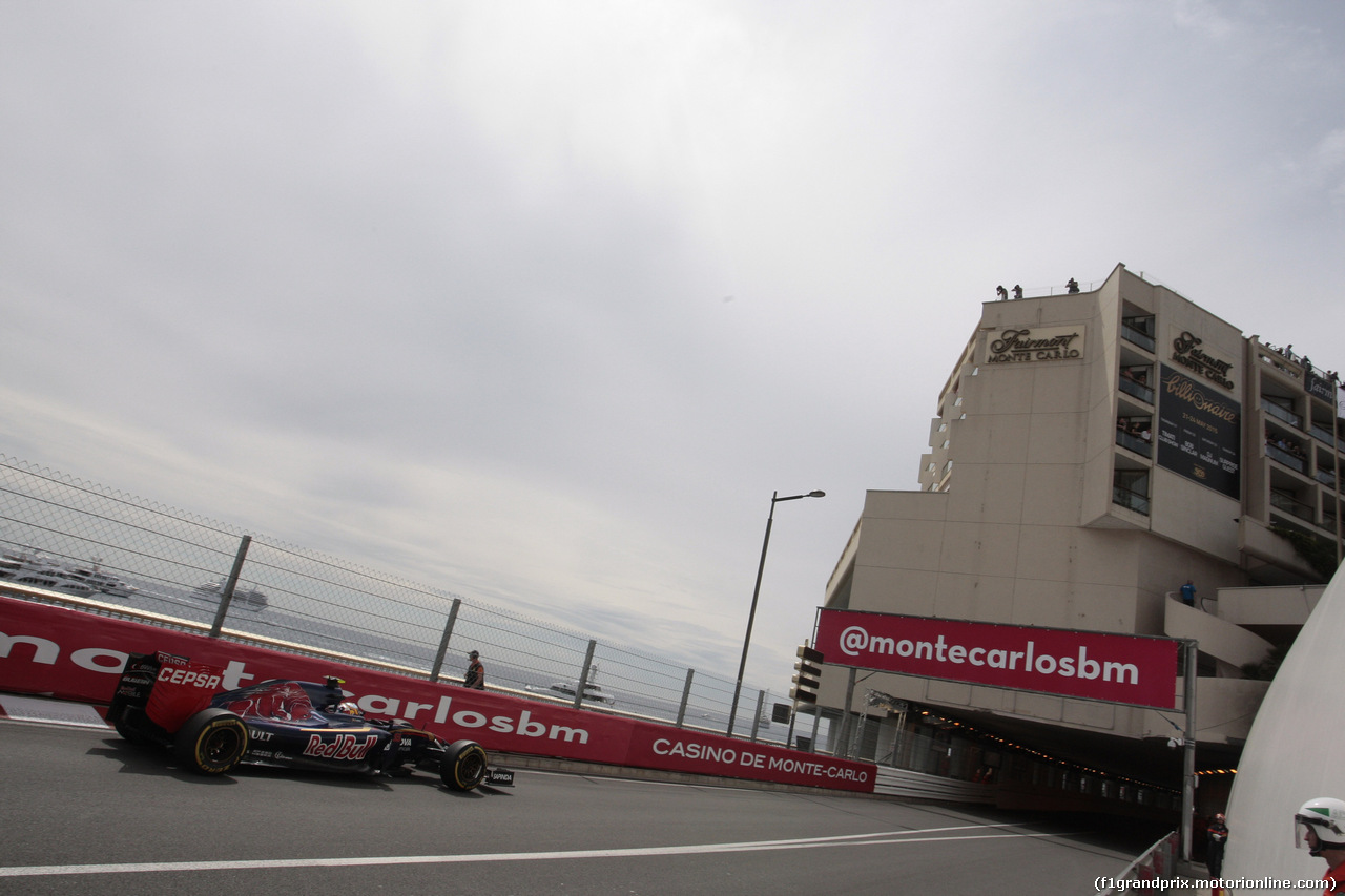 GP MONACO, 23.05.2015- Prove Libere 3, Carlos Sainz Jr (ESP) Scuderia Toro Rosso STR10