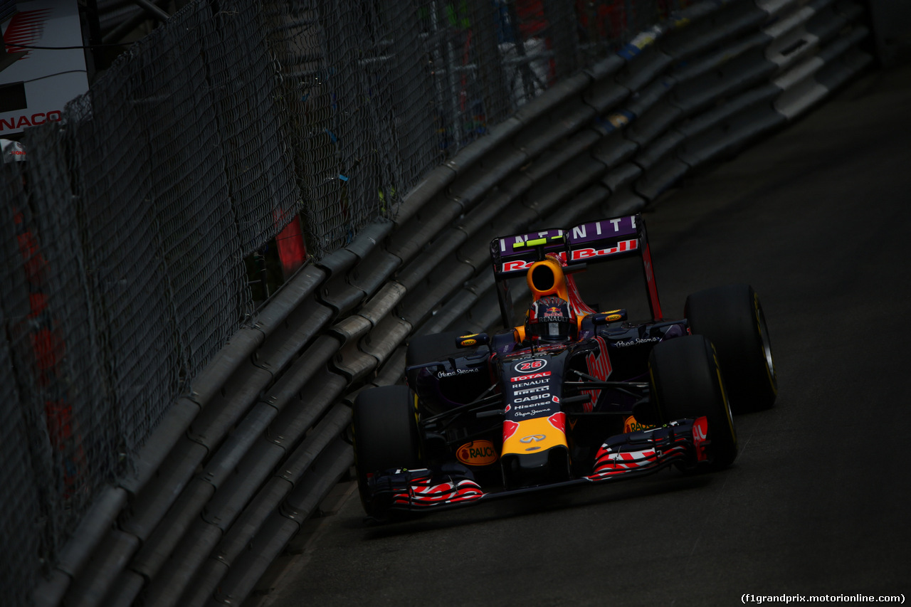 GP MONACO, 23.05.2015- Prove Libere 3, Daniil Kvyat (RUS) Red Bull Racing RB11