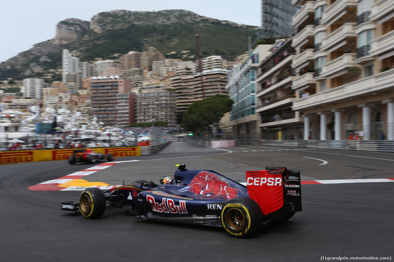 GP MONACO, 23.05.2015- Prove Libere 3, Carlos Sainz Jr (ESP) Scuderia Toro Rosso STR10