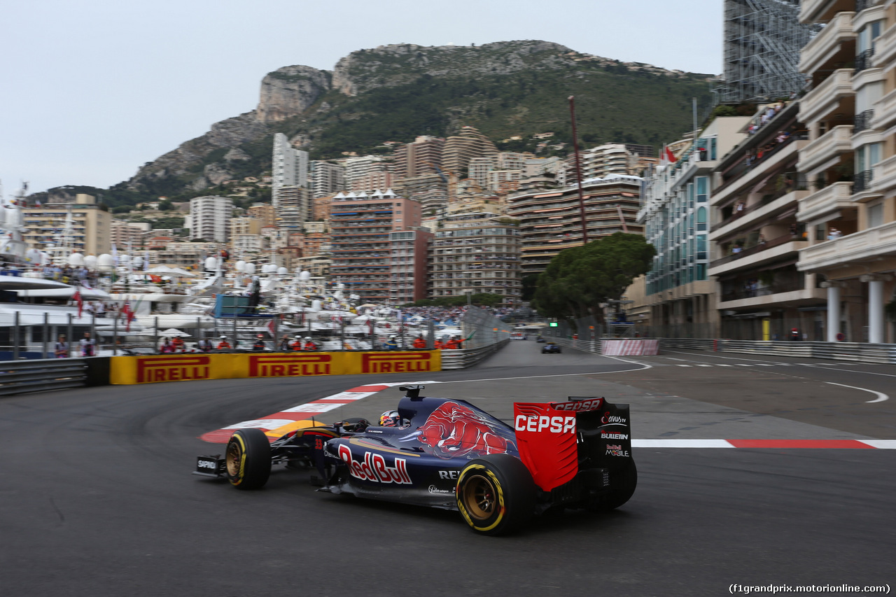 GP MONACO, 23.05.2015- Prove Libere 3, Max Verstappen (NED) Scuderia Toro Rosso STR10