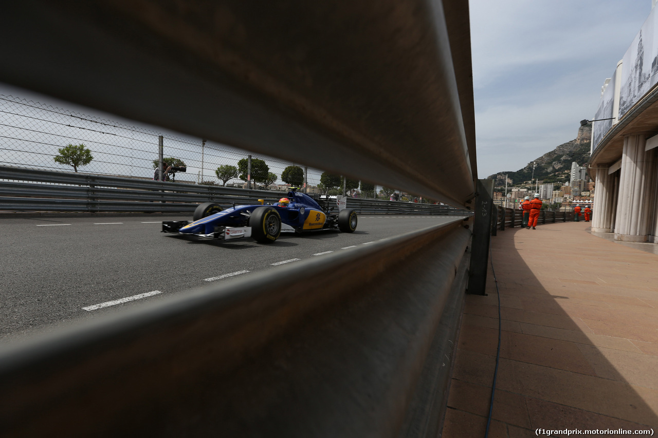 GP MONACO, 23.05.2015- Prove Libere 3, Felipe Nasr (BRA) Sauber C34