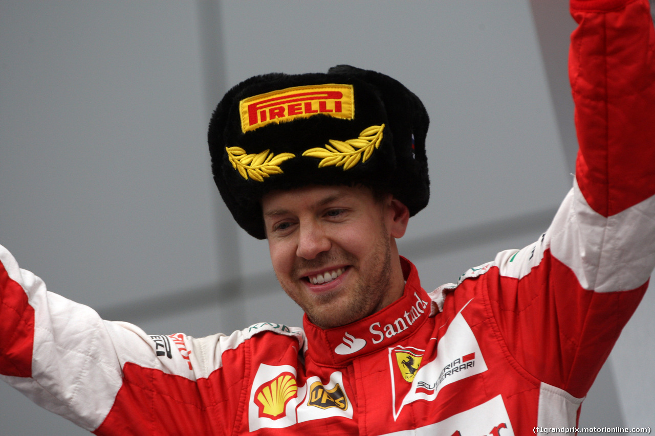 GP RUSSIA, 11.10.2015 - Gara, secondo Sebastian Vettel (GER) Ferrari SF15-T