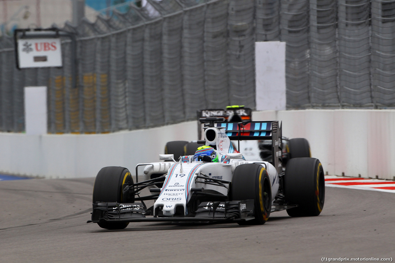 GP RUSSIA, 11.10.2015 - Gara, Valtteri Bottas (FIN) Williams F1 Team FW37