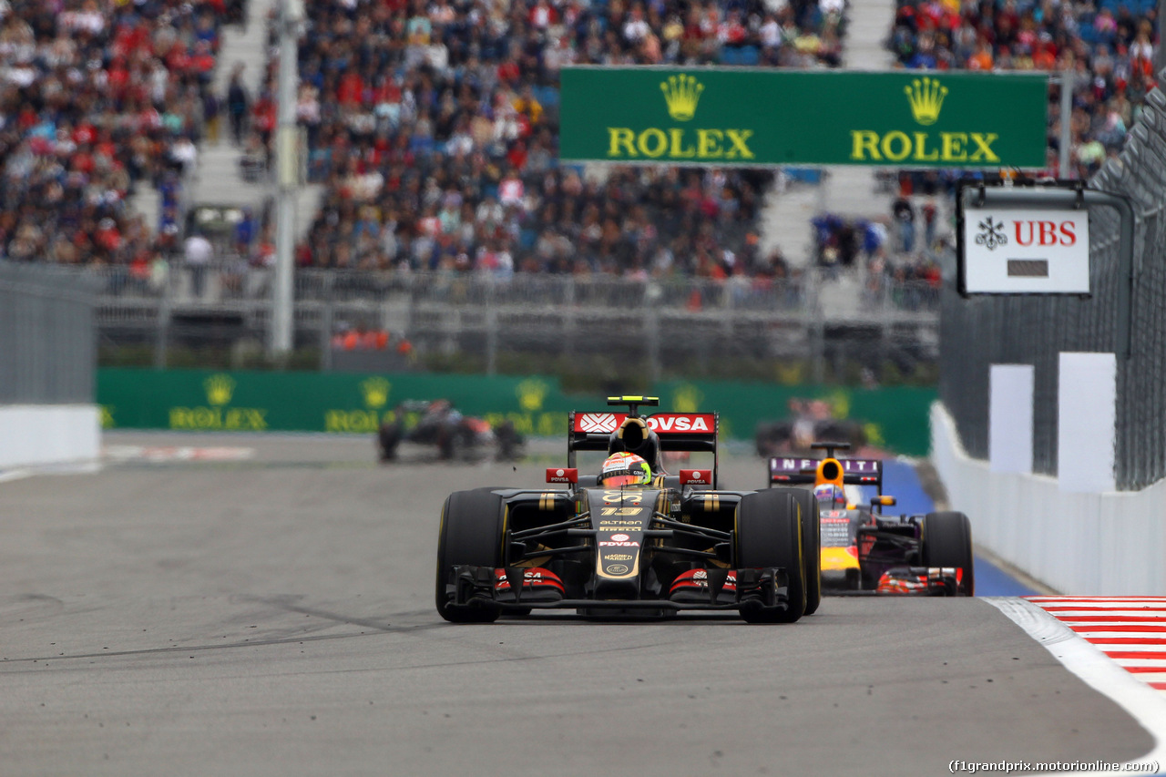 GP RUSSIA, 11.10.2015 - Gara, Pastor Maldonado (VEN) Lotus F1 Team E23