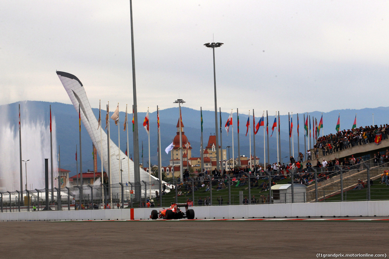 GP RUSSIA, 11.10.2015 - Gara, Sebastian Vettel (GER) Ferrari SF15-T