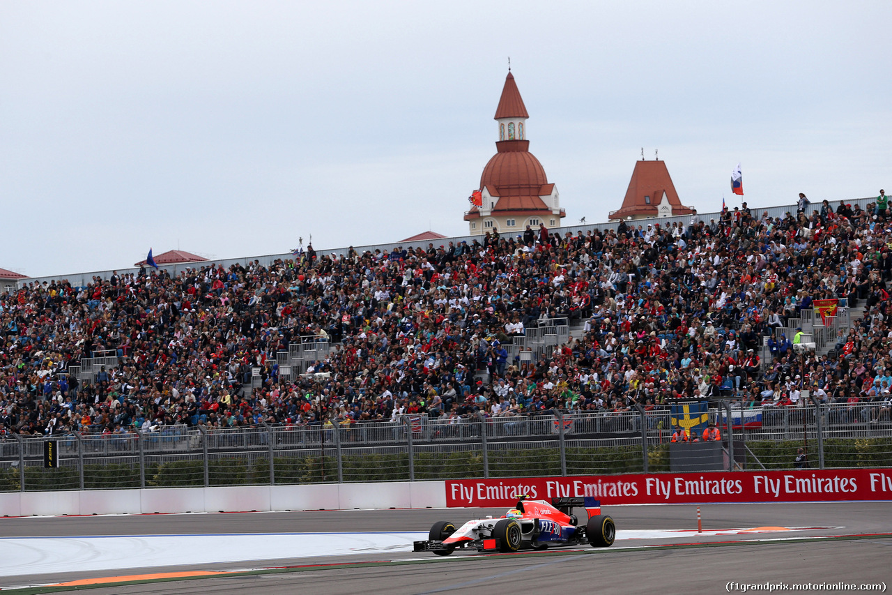 GP RUSSIA, 11.10.2015 - Gara, Roberto Merhi (ESP) Manor Marussia F1 Team