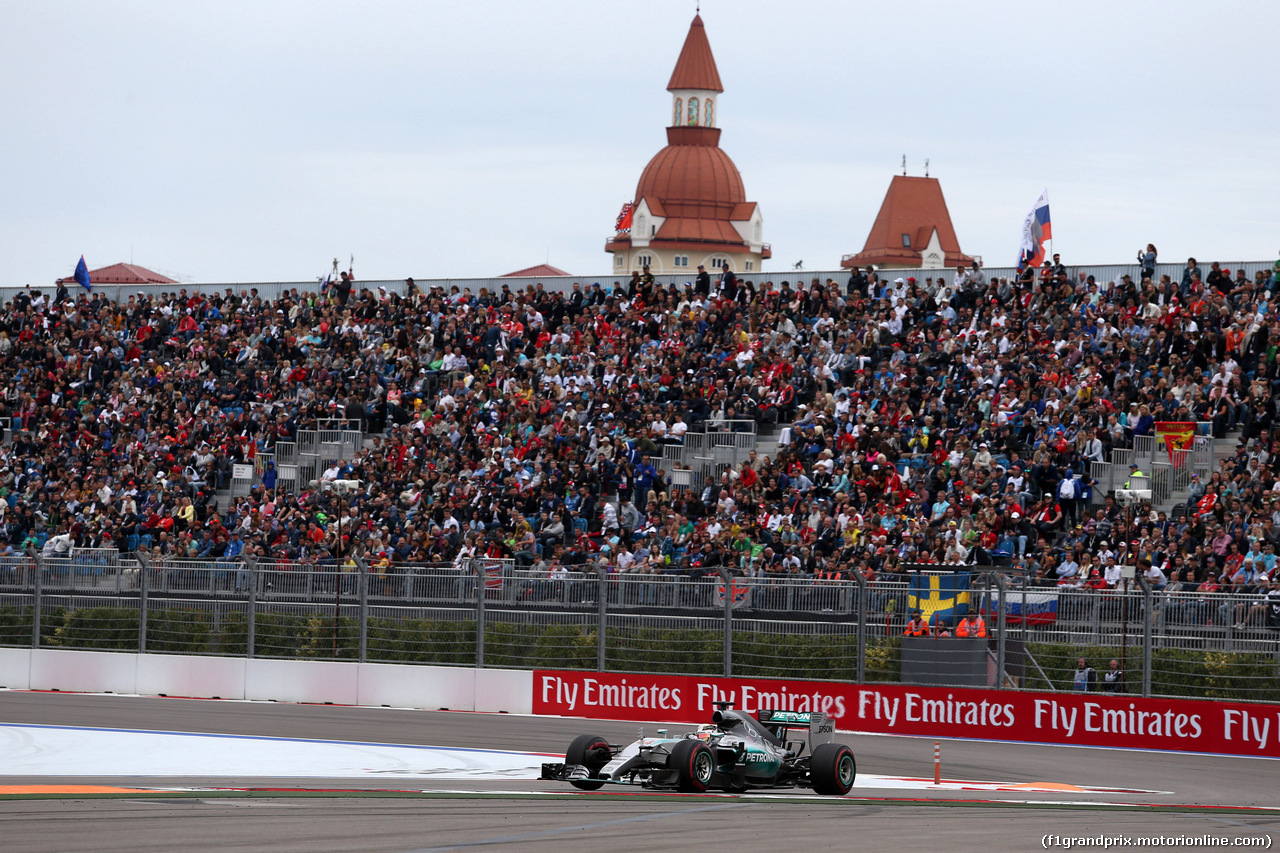 GP RUSSIA, 11.10.2015 - Gara, Sebastian Vettel (GER) Ferrari SF15-T