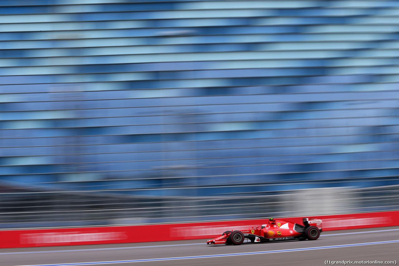 GP RUSSIA, 11.10.2015 - Gara, Kimi Raikkonen (FIN) Ferrari SF15-T