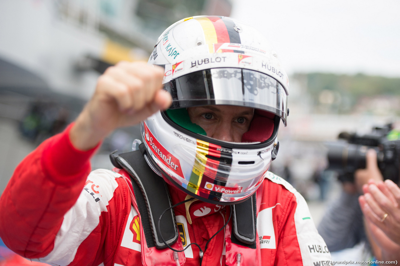 GP RUSSIA, 11.10.2015 - Gara, secondo Sebastian Vettel (GER) Ferrari SF15-T