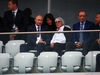 GP RUSSIA, 11.10.2015 - Gara, Vladimir Putin (RUS) Russian Federation President e Bernie Ecclestone (GBR), President e CEO of FOM