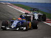 GP RUSSIA, 11.10.2015 - Gara, Felipe Nasr (BRA) Sauber C34 davanti a Felipe Massa (BRA) Williams F1 Team FW37