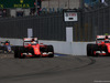 GP RUSSIA, 11.10.2015 - Gara, Sebastian Vettel (GER) Ferrari SF15-T pass Kimi Raikkonen (FIN) Ferrari SF15-T