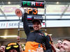 GP RUSSIA, 11.10.2015 - Gara, Festeggiamenti, terzo Sergio Perez (MEX) Sahara Force India F1 VJM08