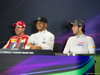 GP RUSSIA, 11.10.2015 - Gara, Conferenza Stampa, Lewis Hamilton (GBR) Mercedes AMG F1 W06 e Sergio Perez (MEX) Sahara Force India F1 VJM08