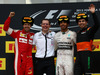 GP RUSSIA, 11.10.2015 - Gara, 1st position Lewis Hamilton (GBR) Mercedes AMG F1 W06, secondo Sebastian Vettel (GER) Ferrari SF15-T e terzo Sergio Perez (MEX) Sahara Force India F1 VJM08