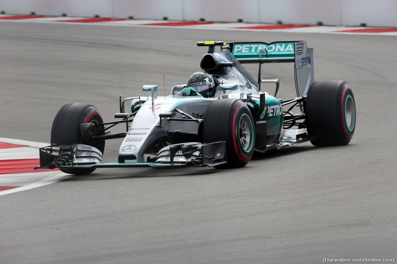 GP RUSSIA, 10.10.2015 - Prove Libere 3, Nico Rosberg (GER) Mercedes AMG F1 W06