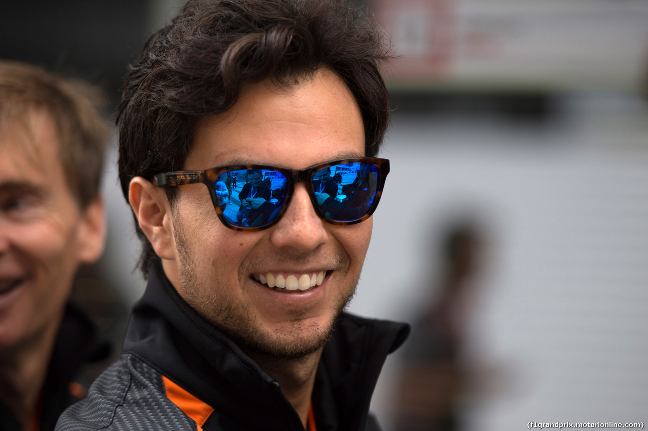 GP RUSSIA, 10.10.2015 - Sergio Perez (MEX) Sahara Force India F1 VJM08