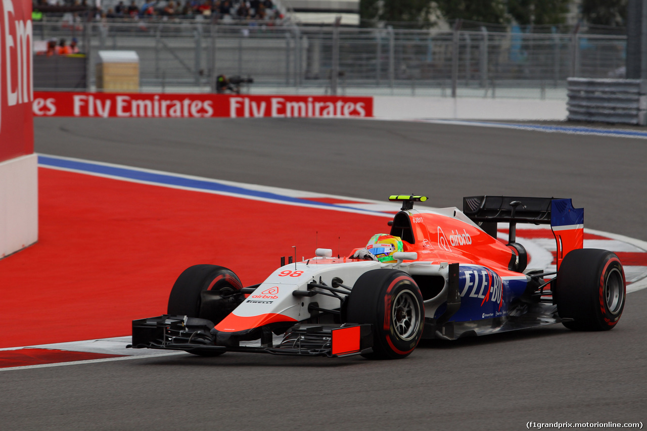 GP RUSSIA, 10.10.2015 -  Qualifiche, Roberto Merhi (ESP) Manor Marussia F1 Team