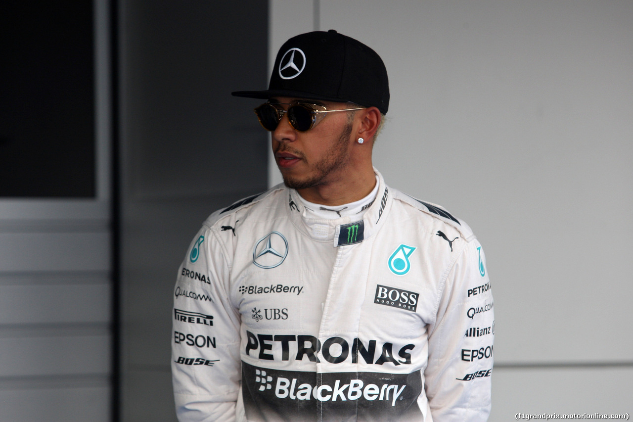 GP RUSSIA, 10.10.2015 -  Qualifiche, Lewis Hamilton (GBR) Mercedes AMG F1 W06