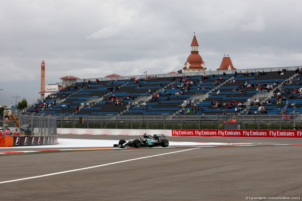 GP RUSSIA, 09.10.2015 - Prove Libere 1, Nico Rosberg (GER) Mercedes AMG F1 W06