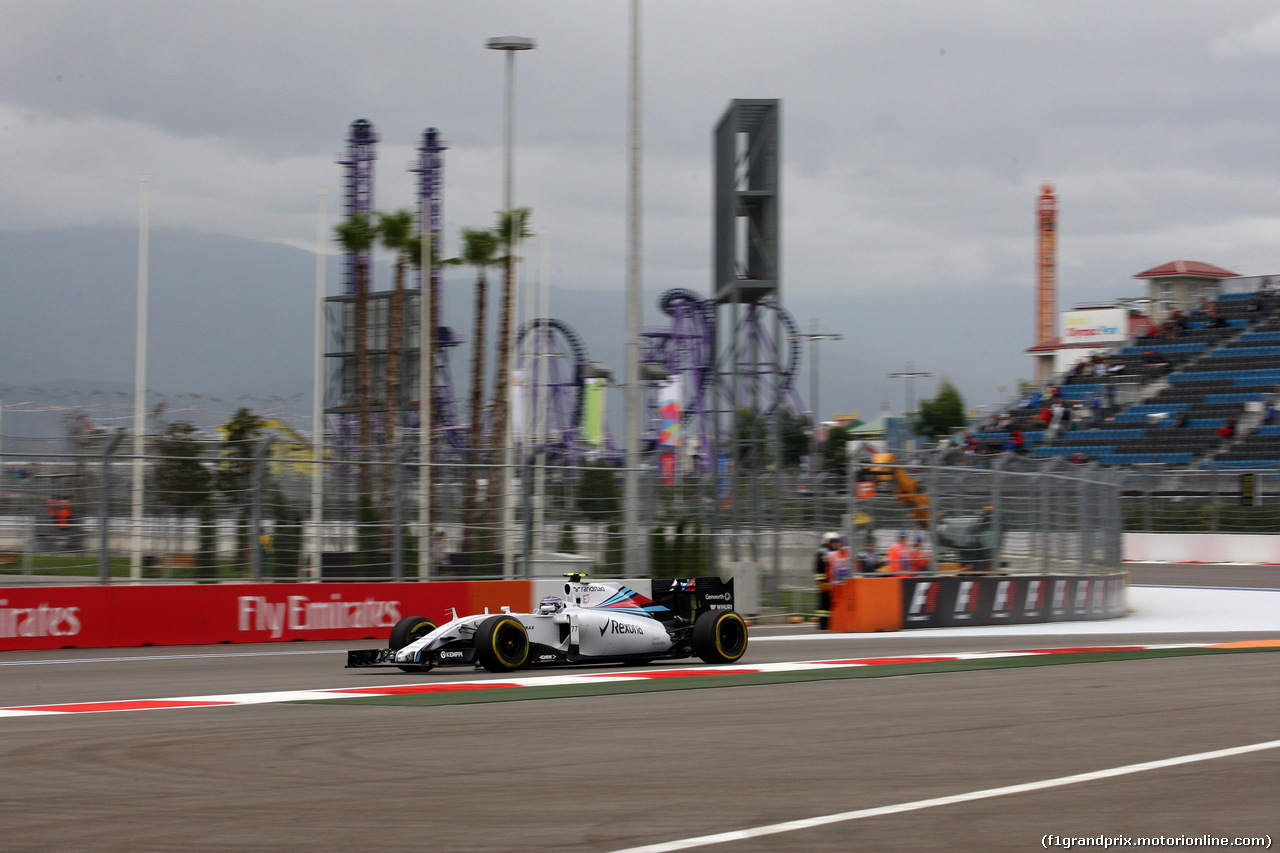 GP RUSSIA, 09.10.2015 - Prove Libere 1, Valtteri Bottas (FIN) Williams F1 Team FW37