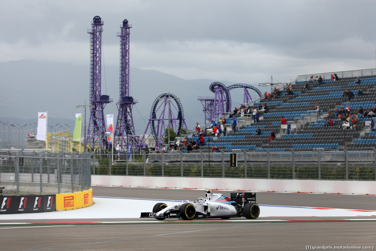 GP RUSSIA, 09.10.2015 - Prove Libere 1, Valtteri Bottas (FIN) Williams F1 Team FW37