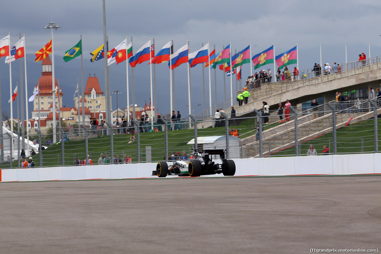 GP RUSSIA, 09.10.2015 - Prove Libere 1, Nico Hulkenberg (GER) Sahara Force India F1 VJM08