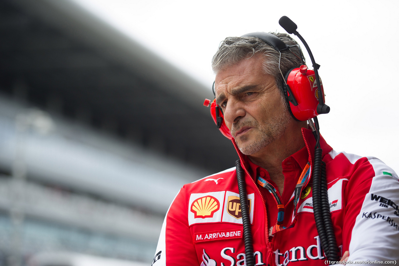 GP RUSSIA, 09.10.2015 - Prove Libere 1, Maurizio Arrivabene (ITA) Ferrari Team Principal