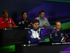 GP RUSSIA, 09.10.2015 - Conferenza Stampa, (Back) Graeme Lowdon (GBR) President of Marussia Virgin Racing, Monisha Kaltenborn (AUT), CEO e Team Principal, Sauber F1 Team, Paul Hembery, Pirelli Motorspor Director e Rob Smedley (GBR) Williams Head of Vehicle Performance