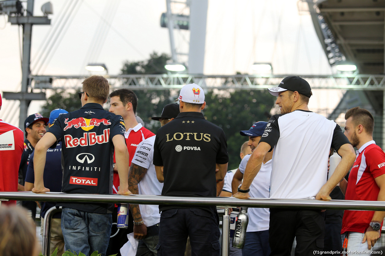 GP SINGAPORE, 20.09.2015 - Jenson Button (GBR)  McLaren Honda MP4-30.