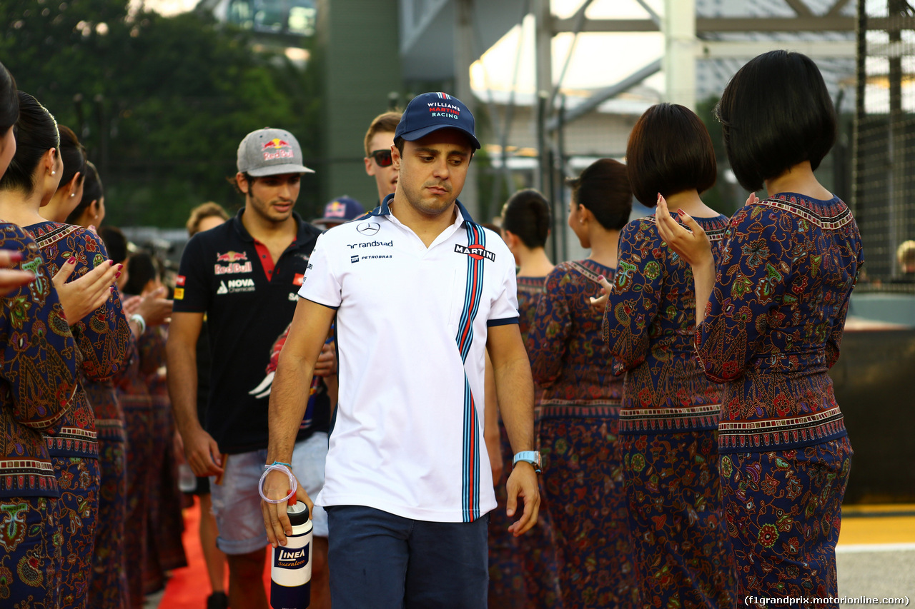 GP SINGAPORE, 20.09.2015 - Felipe Massa (BRA) Williams F1 Team FW37