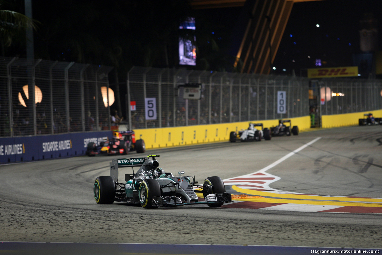 GP SINGAPORE, 20.09.2015 - Nico Rosberg (GER) Mercedes AMG F1 W06
