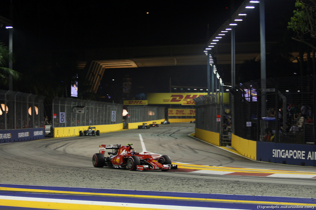 GP SINGAPORE, 20.09.2015 - Kimi Raikkonen (FIN) Ferrari SF15-T