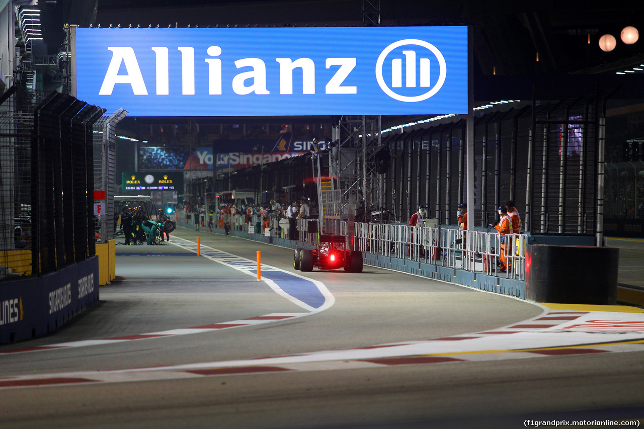 GP SINGAPORE, 20.09.2015 - Gara, Fernando Alonso (ESP) McLaren Honda MP4-30