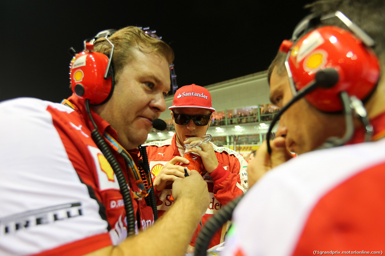 GP SINGAPORE, 20.09.2015 - Gara, Kimi Raikkonen (FIN) Ferrari SF15-T