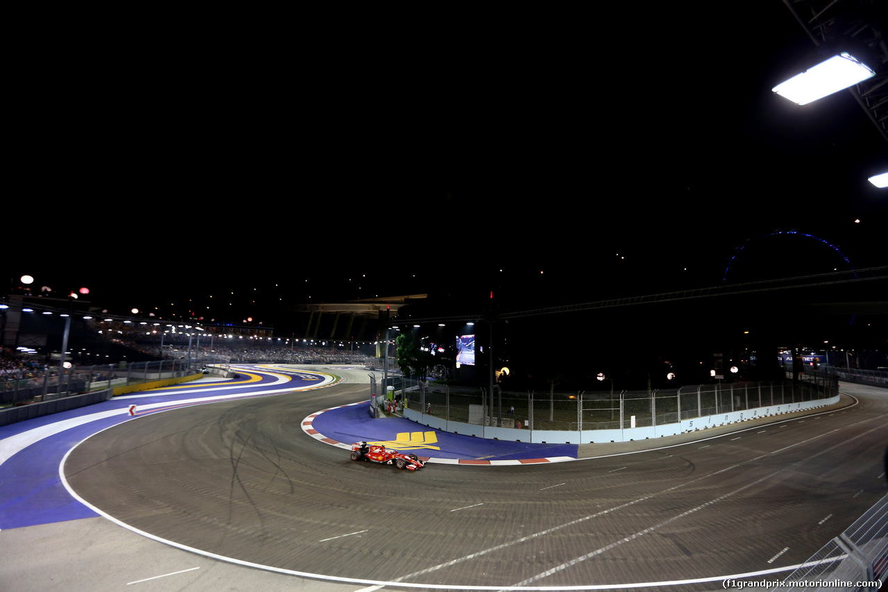 GP SINGAPORE, 20.09.2015 - Gara, Sebastian Vettel (GER) Ferrari SF15-T