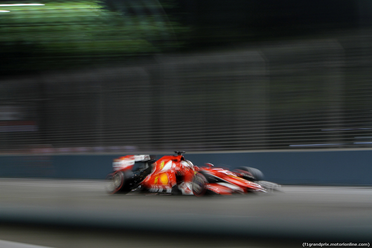 GP SINGAPORE, 20.09.2015 - Gara, Sebastian Vettel (GER) Ferrari SF15-T