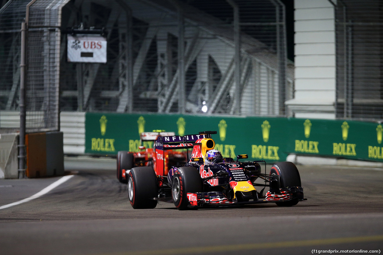 GP SINGAPORE, 20.09.2015 - Gara, Daniel Ricciardo (AUS) Red Bull Racing RB11