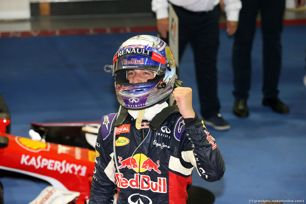 GP SINGAPORE, 20.09.2015 - Gara, secondo Daniel Ricciardo (AUS) Red Bull Racing RB11
