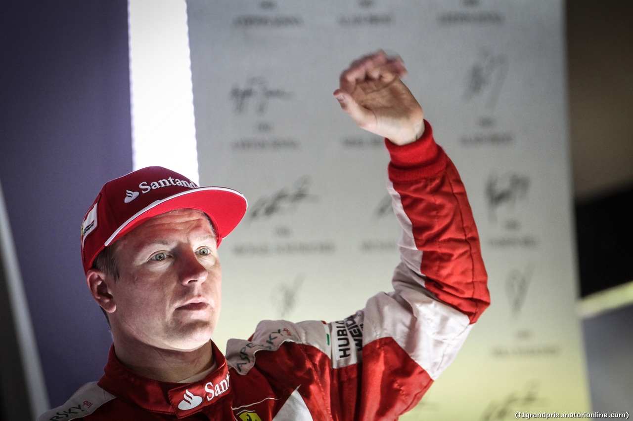 GP SINGAPORE, 20.09.2015 - Gara, terzo Kimi Raikkonen (FIN) Ferrari SF15-T
