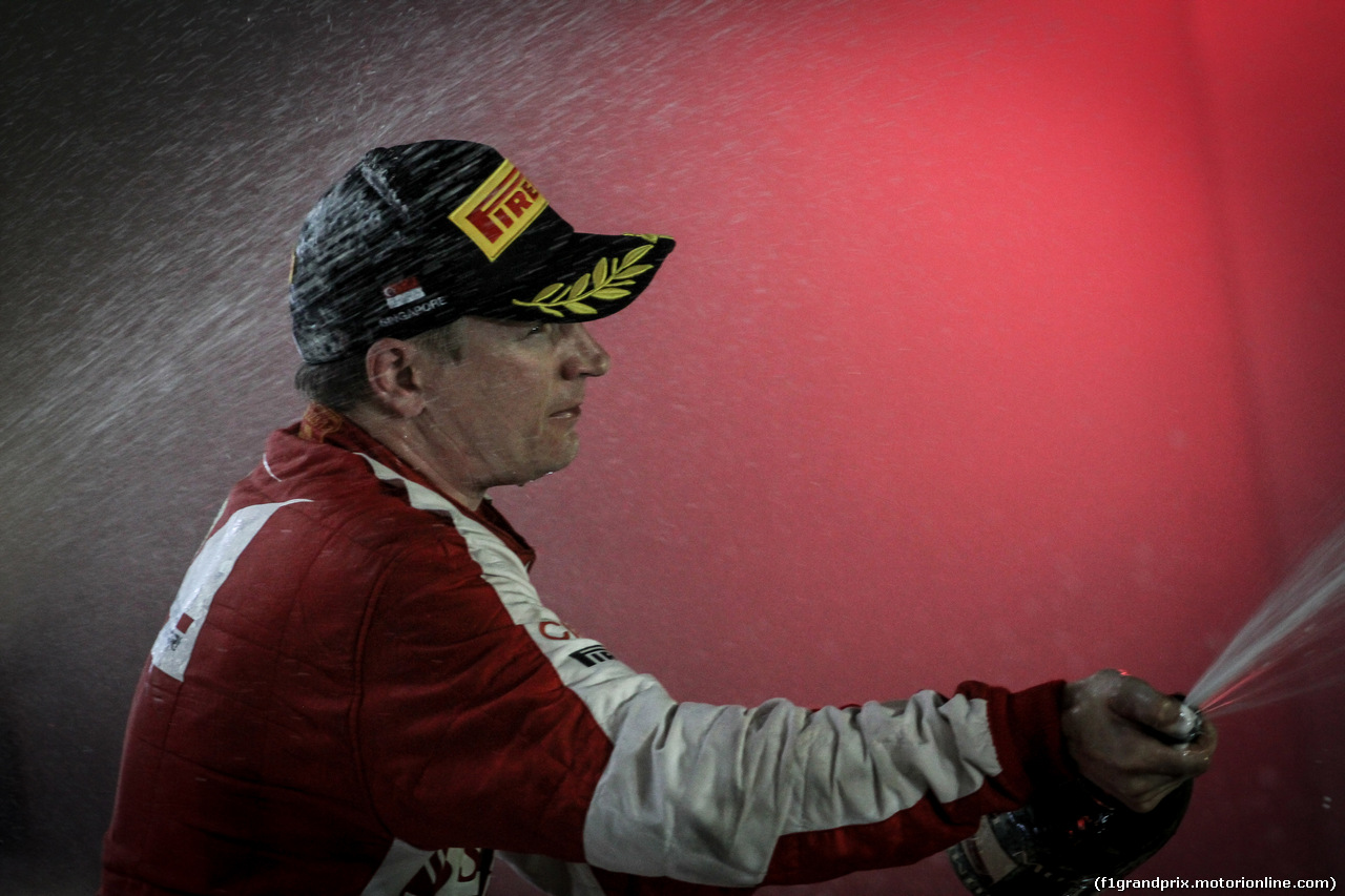 GP SINGAPORE, 20.09.2015 - Gara, terzo Kimi Raikkonen (FIN) Ferrari SF15-T