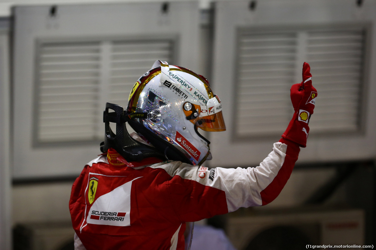 GP SINGAPORE, 20.09.2015 - Gara, Sebastian Vettel (GER) Ferrari SF15-T vincitore