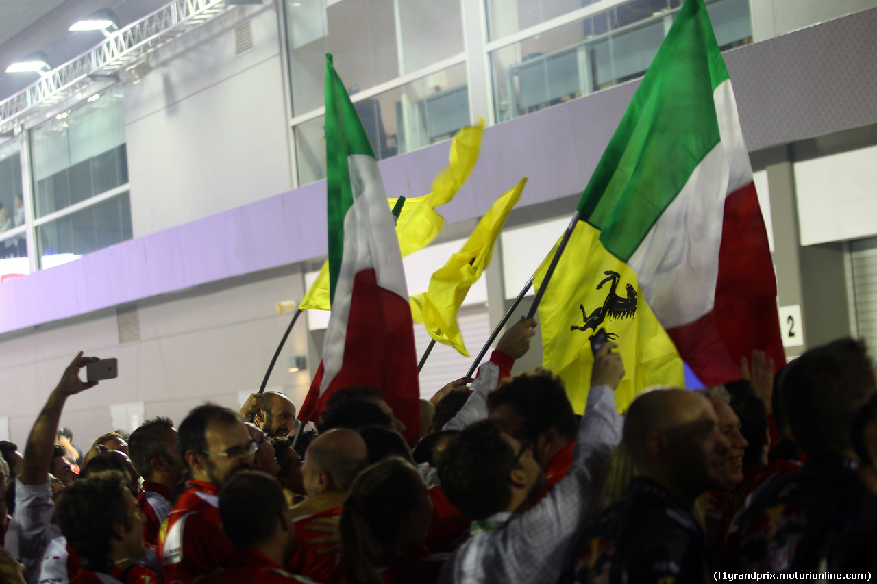 GP SINGAPORE, 20.09.2015 - Gara, Ferrari meccanici