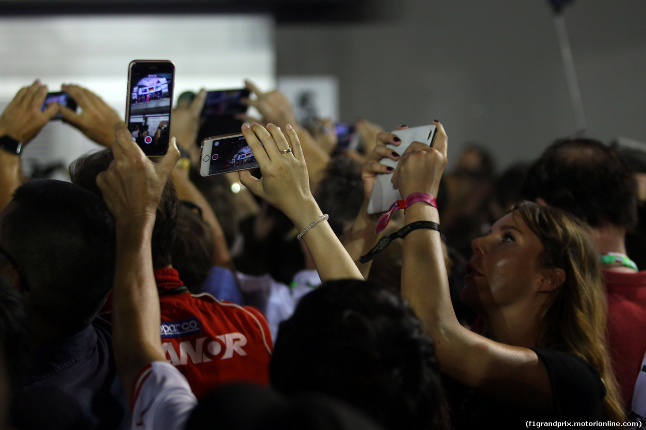GP SINGAPORE, 20.09.2015 - Gara, Fans